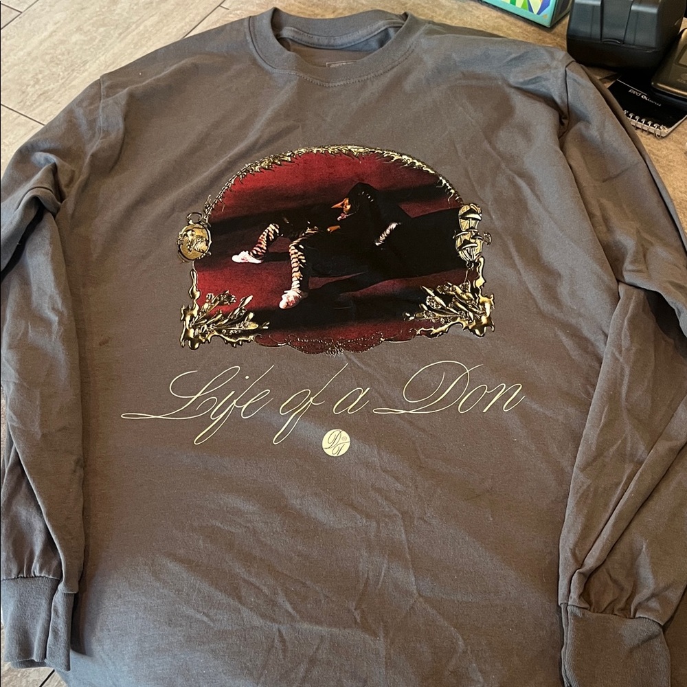 Life of a Don Long Sleeve Tee - Charcoal